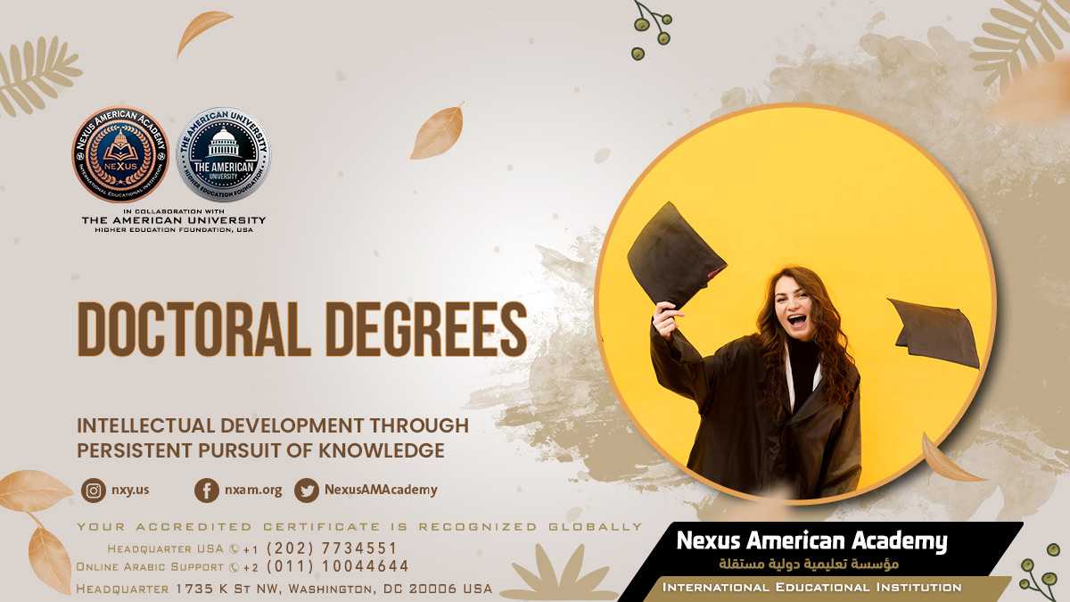 Nexus american academy category doctoral degrees