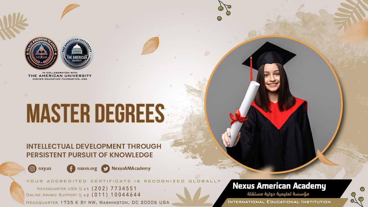 Nexus american academy category master degrees