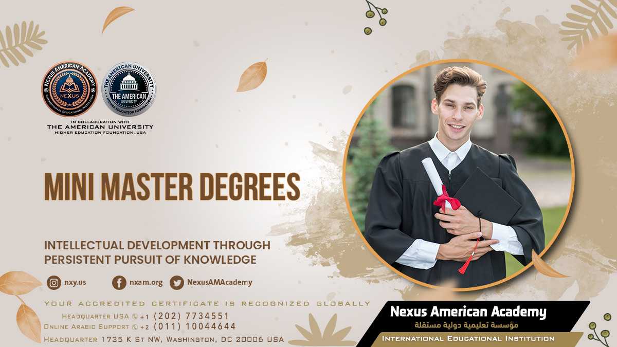Nexus american academy category mini master degrees